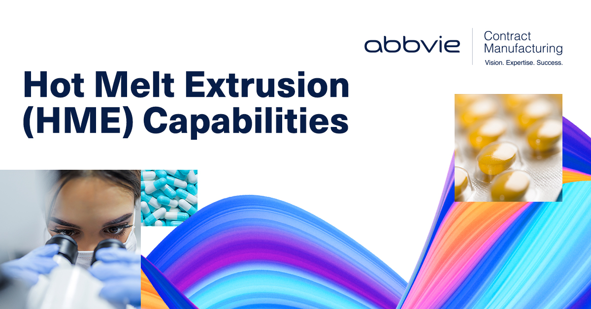 Hot Melt Extrusion (HME) Capabilities Cutsheet