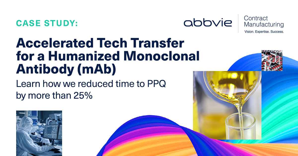 biologics mAb case study on reduced time to PPQ tech transfer
